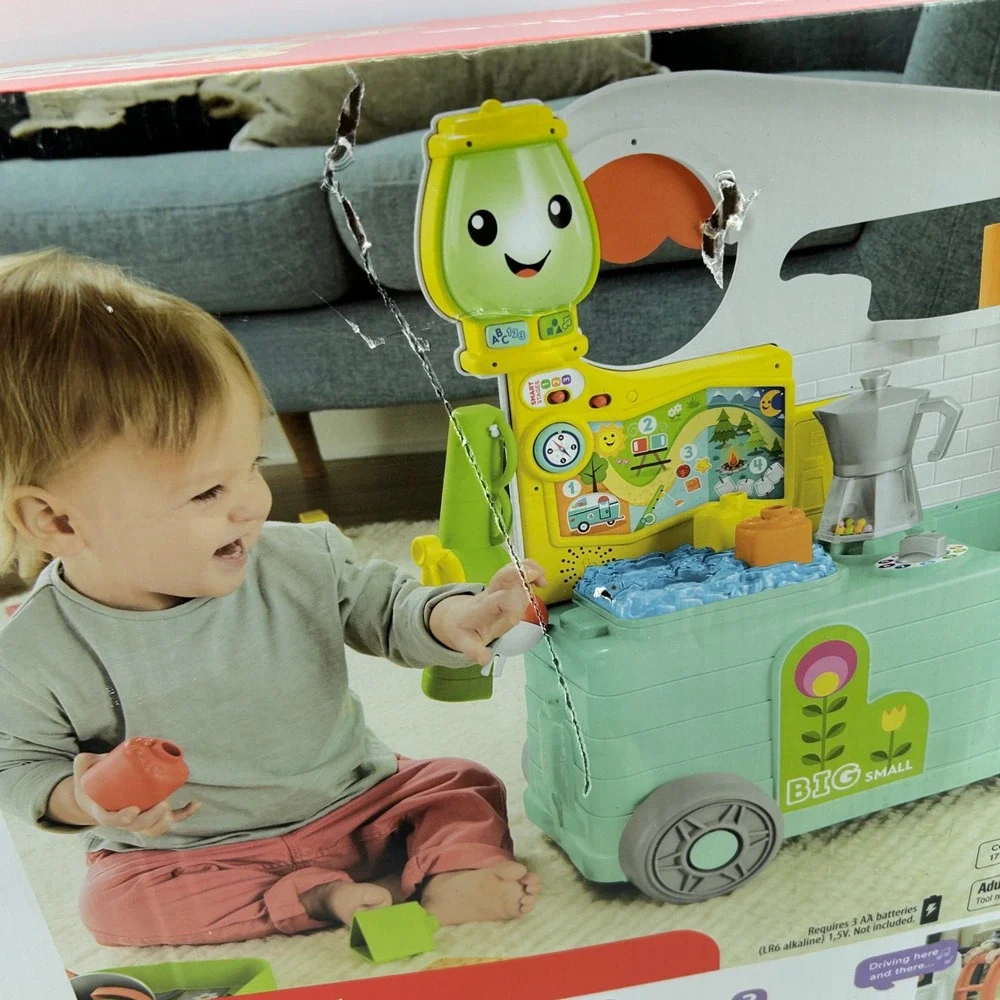 Fisher-Price Laugh Learn 3in1 On the Go Camper Activity Walker 9-36M NEW IN BOX